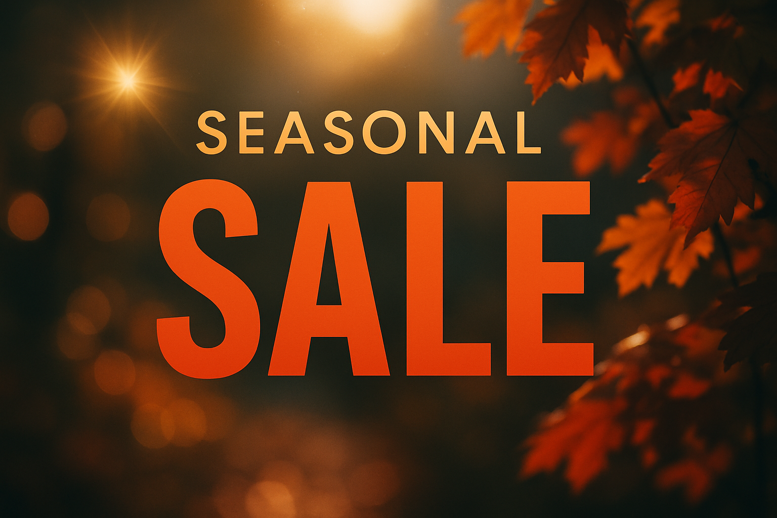 Vibrant Seasonal Sale