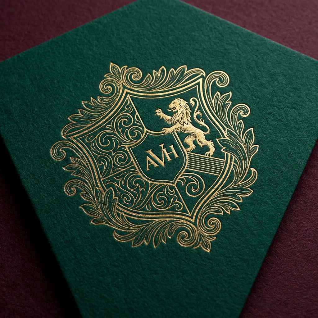 Elegant Gold Emblem Design
