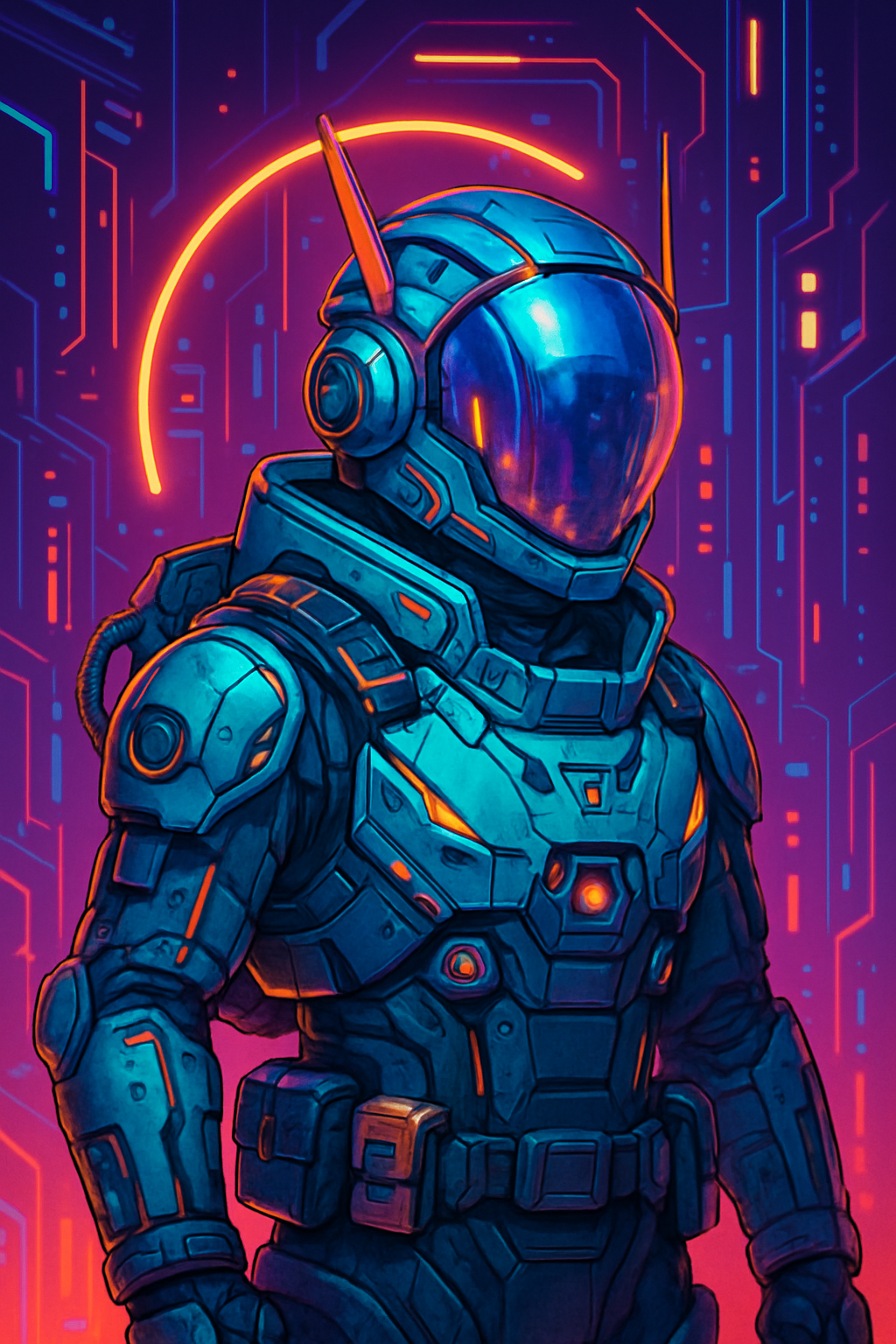 Futuristic Tech Explorer