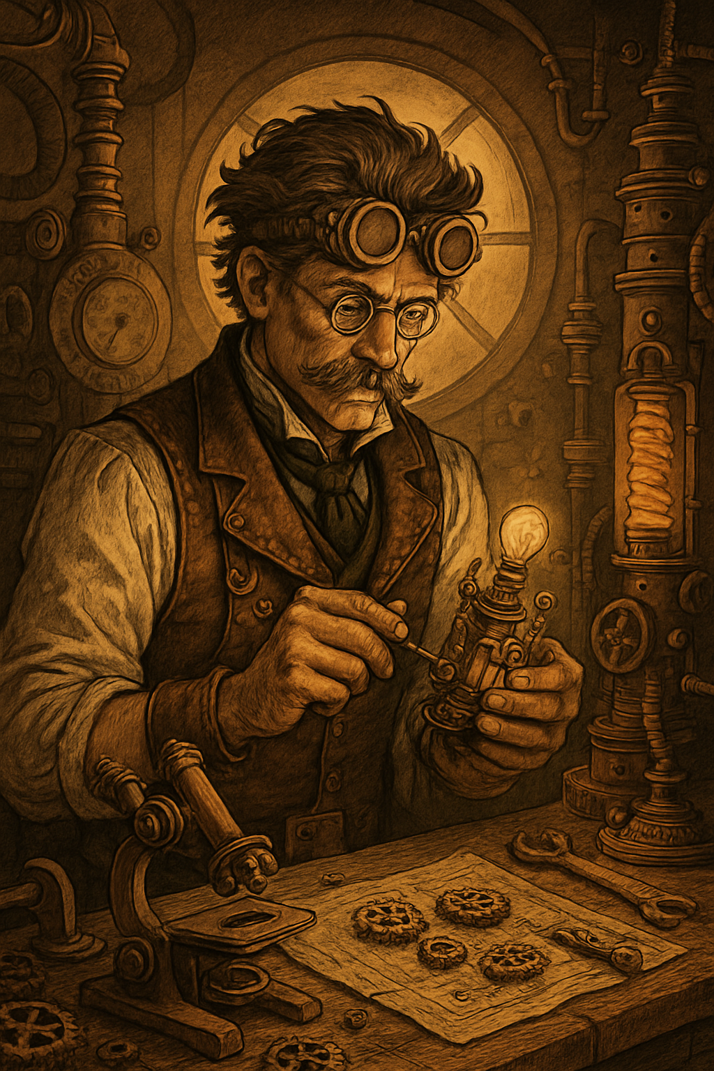 Steampunk Inventor