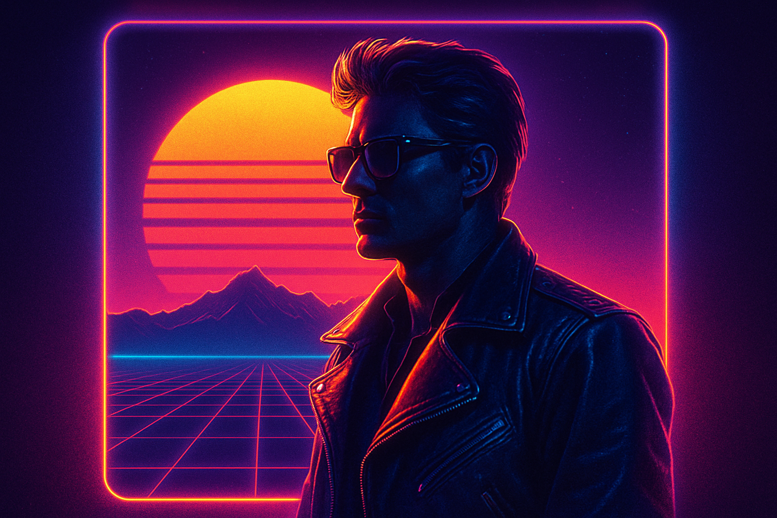 Retro Neon Glow