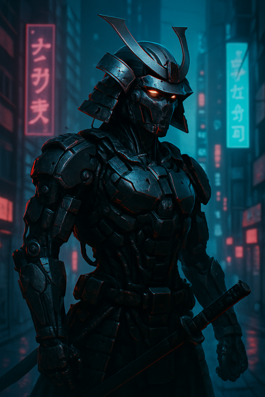 Cyborg Samurai Warrior