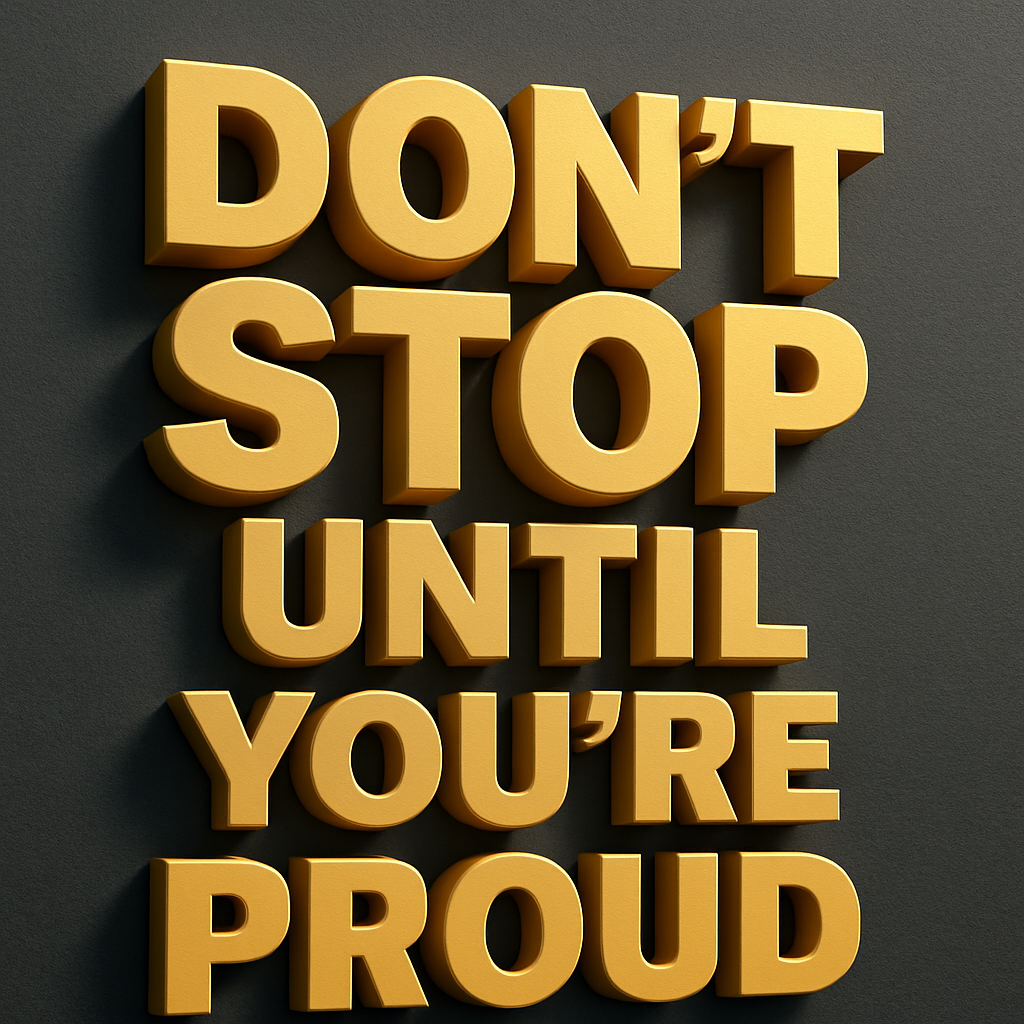 Bold Inspirational Quote