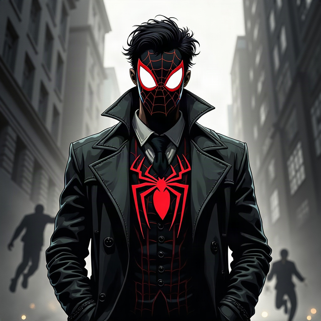 Spider Noir — Retro Comic Gaming Avatar