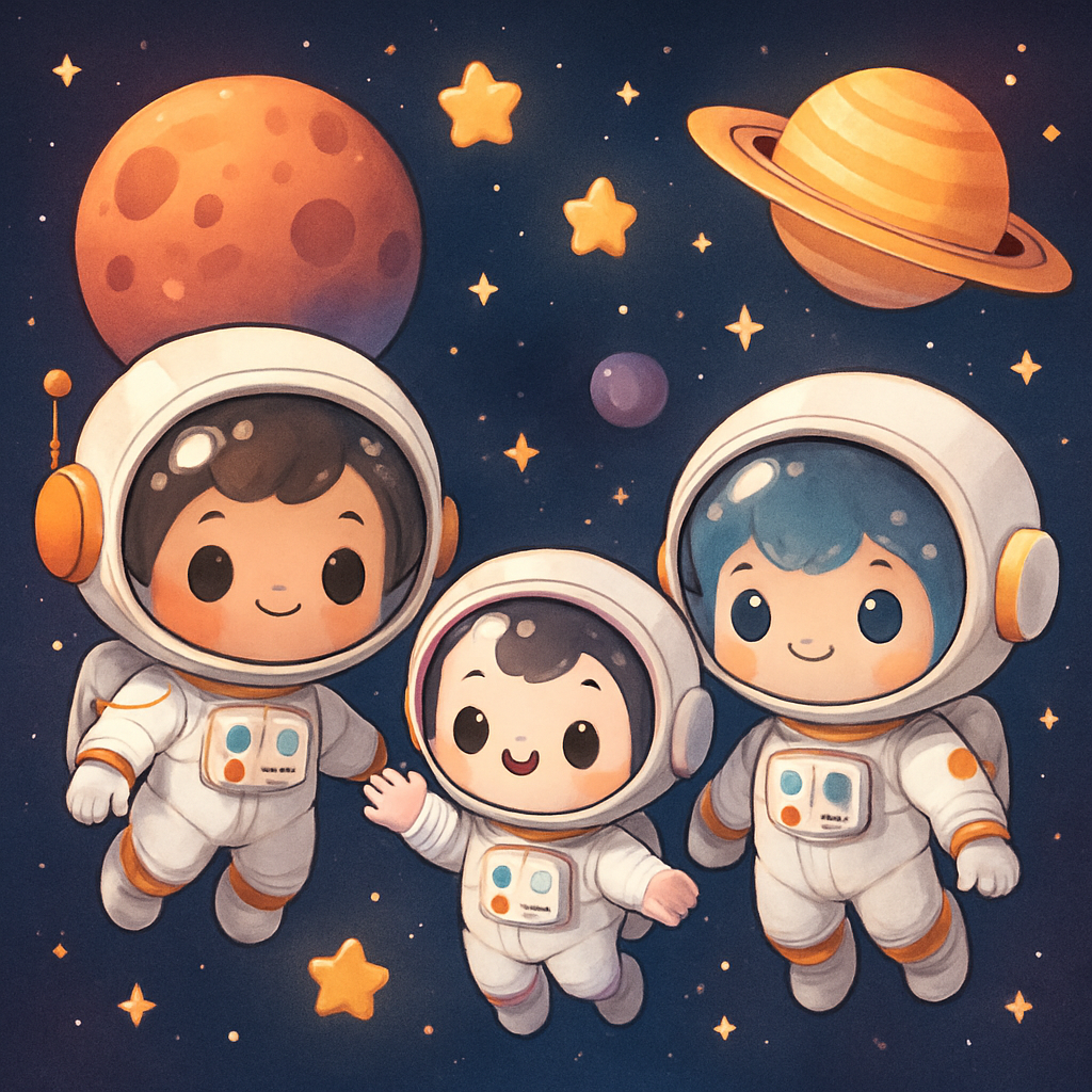 Cute Space Explorers