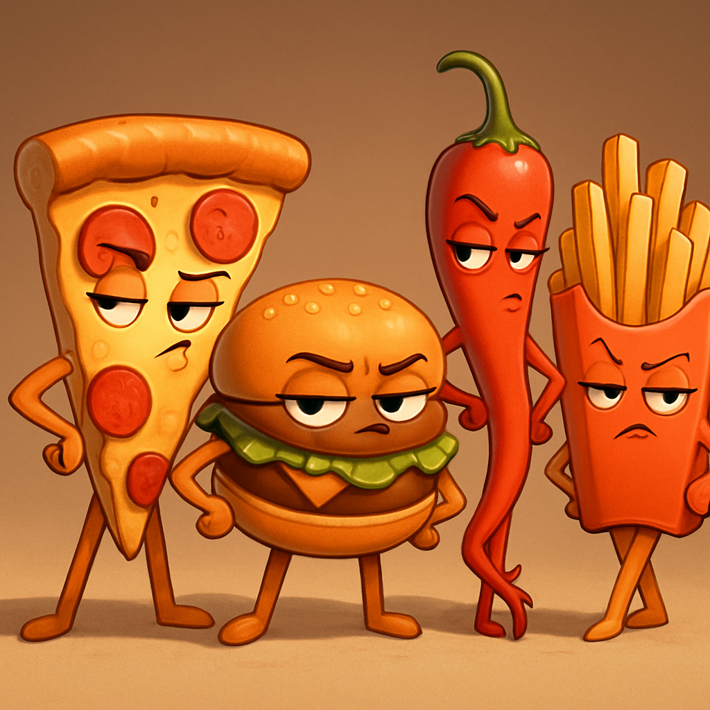 Sassy Food Characters