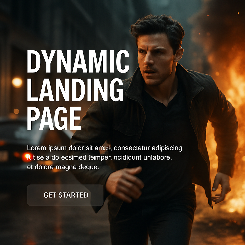 Dynamic Landing Page Visual