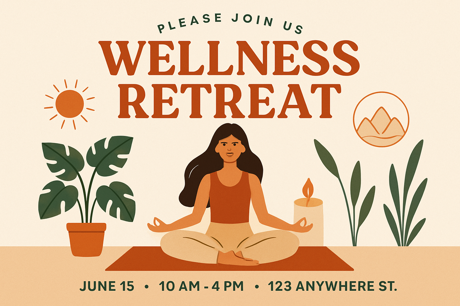 Wellness Retreat Invitation