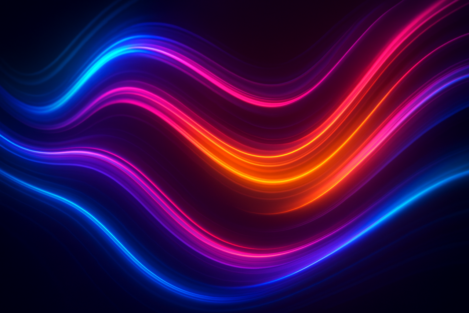 Abstract Neon Flow