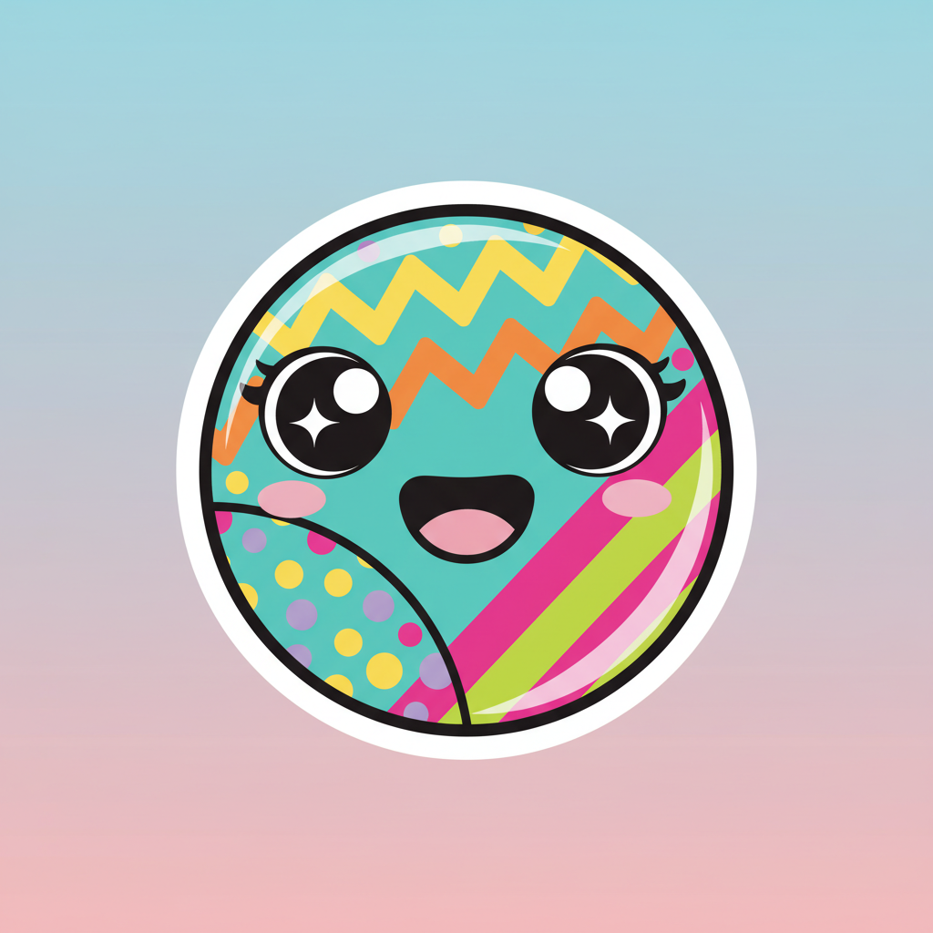 Cute Mascot Sticker