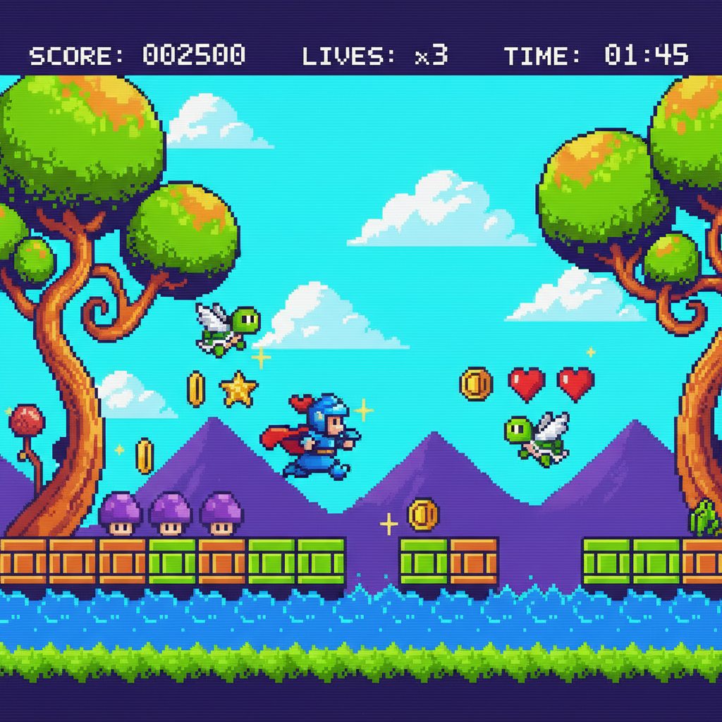 Retro Pixel Adventure