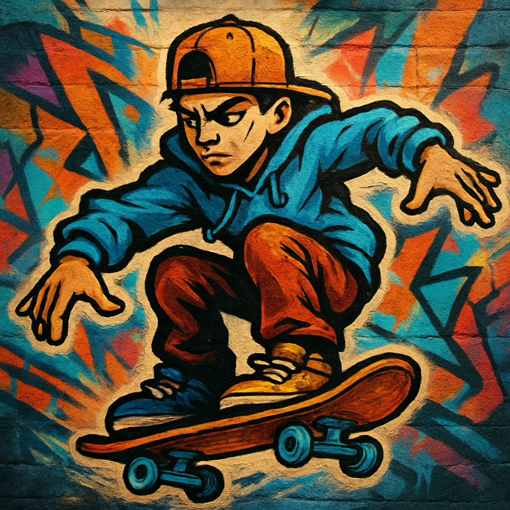 Graffiti Style Skater